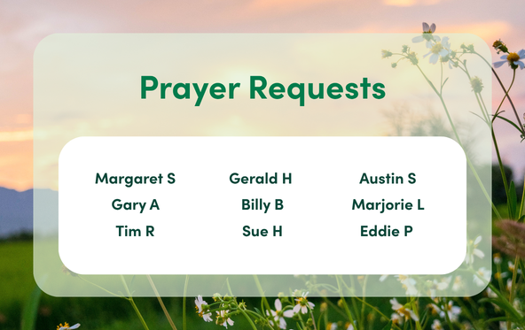 Prayer graphic