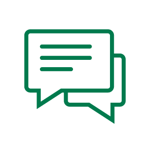 Icon of a message chat